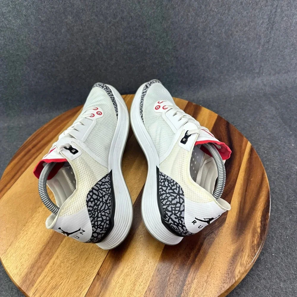 Nike Air Jordan 88 Racer Trainer White Cement Fire Red Shoes AV1200-100 Size 10